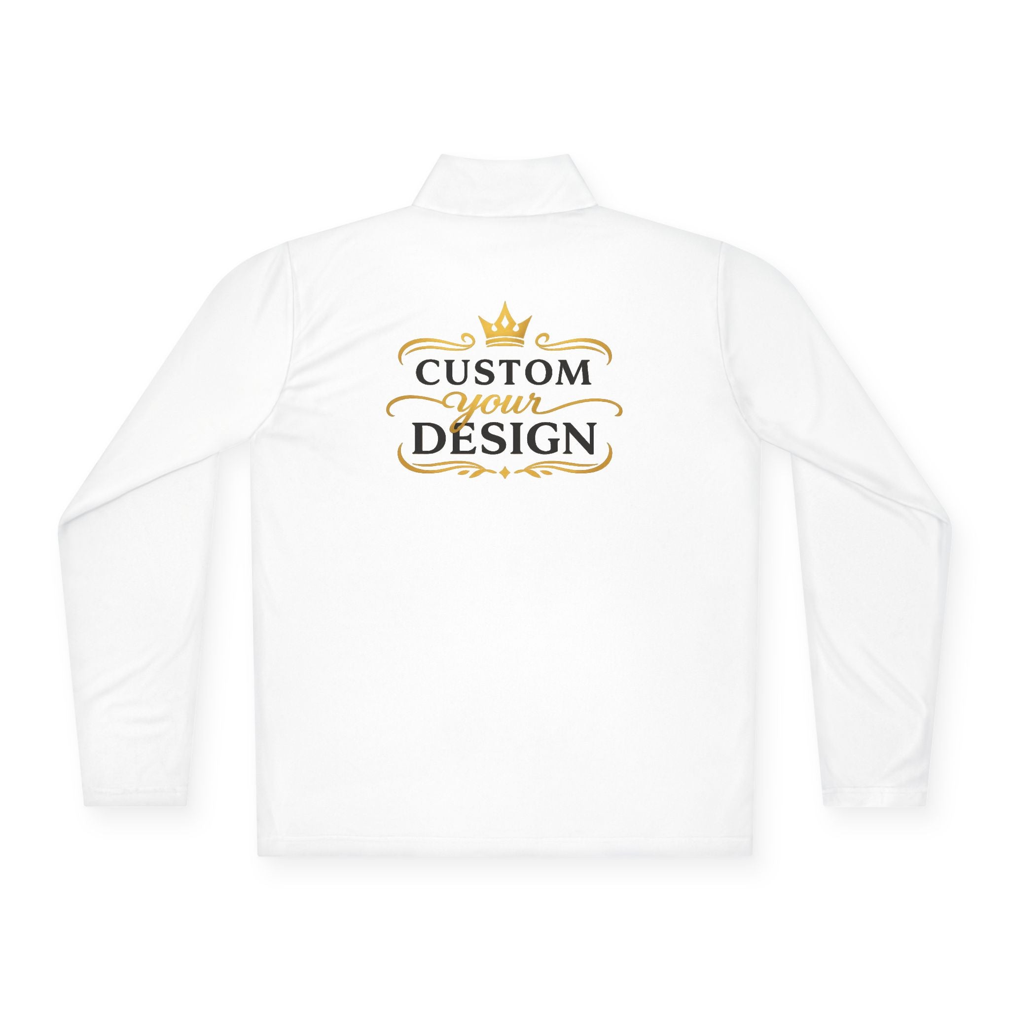 Quarter-Zip Pullover — Custom Design "Put it your way" Embroidered Pullover