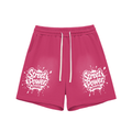Sun Fade Raw Edge Cotton Shorts