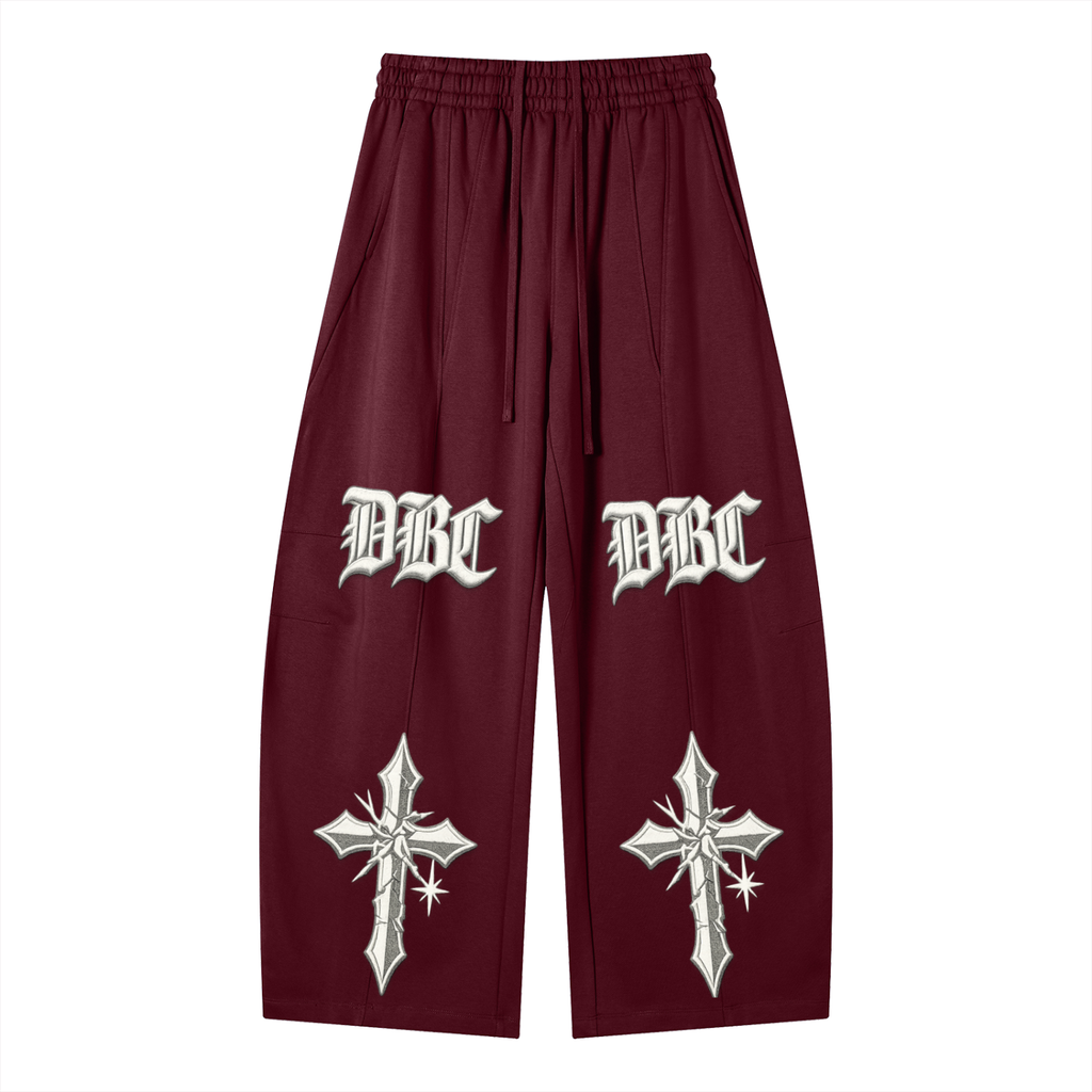 Heavyweight Wide Leg Panel Sweatpants