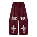 Heavyweight Wide Leg Panel Sweatpants