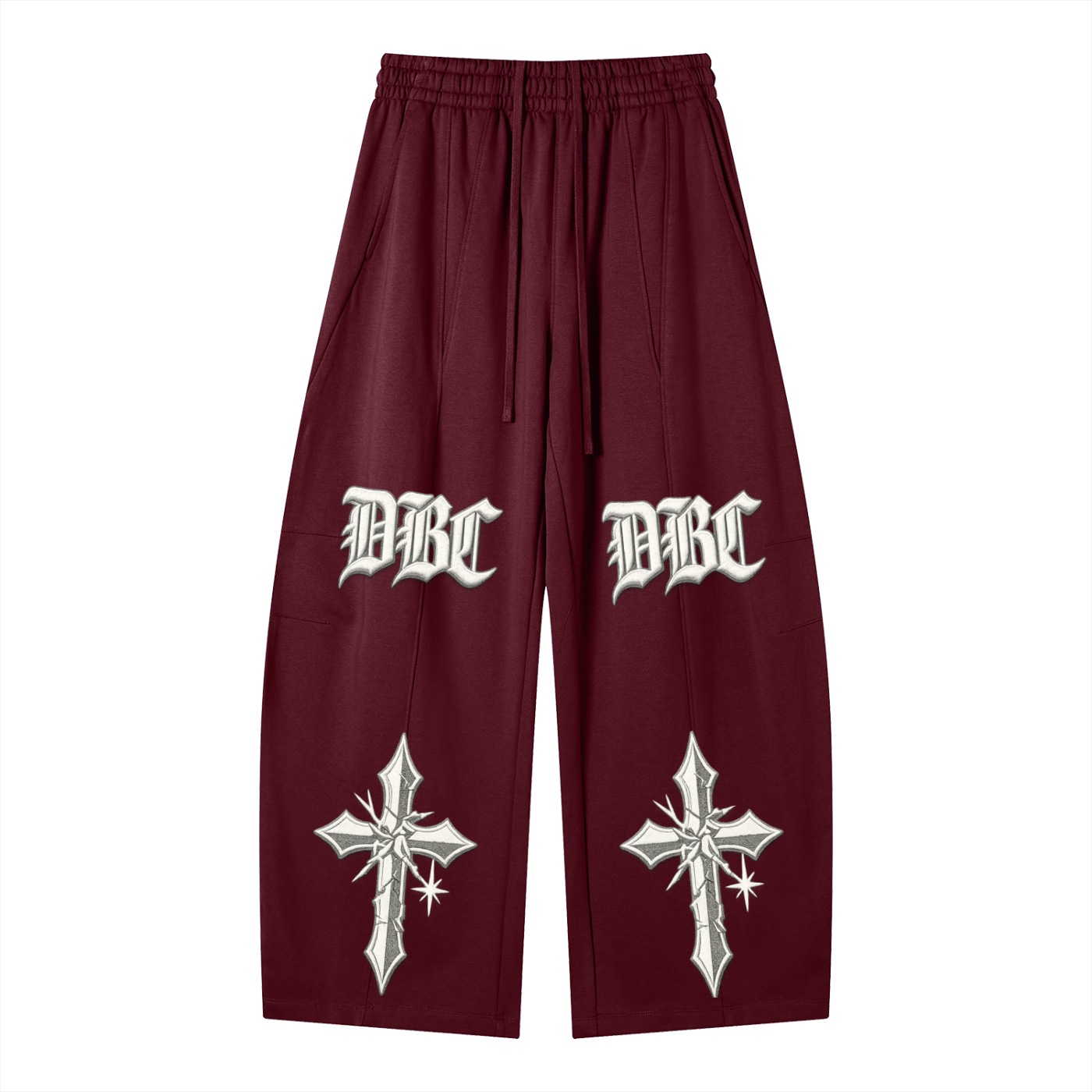 Heavyweight Wide Leg Panel Sweatpants