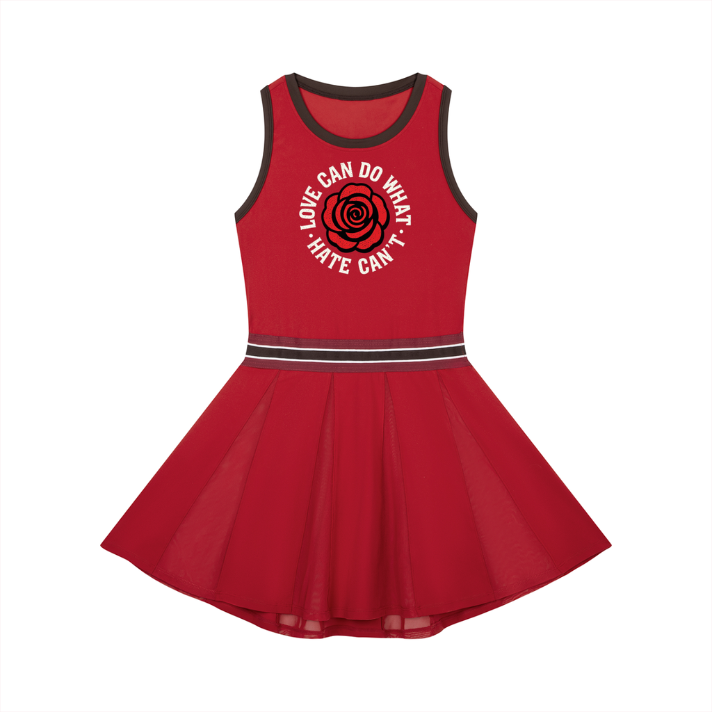 Women's Color Block A-Line Sleeveless Dress