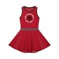 Women's Color Block A-Line Sleeveless Dress