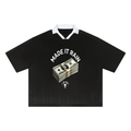 Unisex Striped Boxy Soccer Jersey