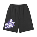 Snow Washed Raw Hem Shorts