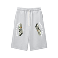 Relaxed Drawstring Three-quarter Sweatpants